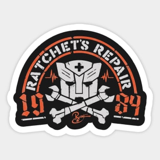 Ratchet's Repair Sticker